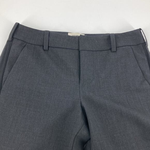 Zadig & Voltaire Womens Gray Wool Cropped Flat Front Dress Pants 34 US Size XS - Picture 5 of 16